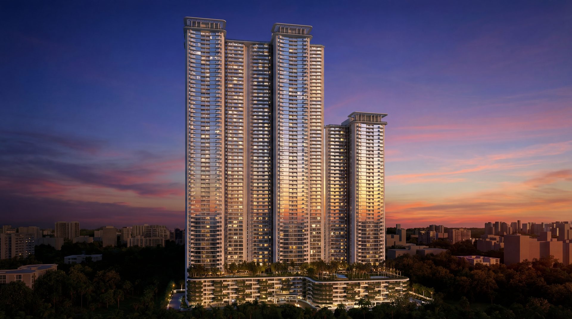 Three ICC tower elevation